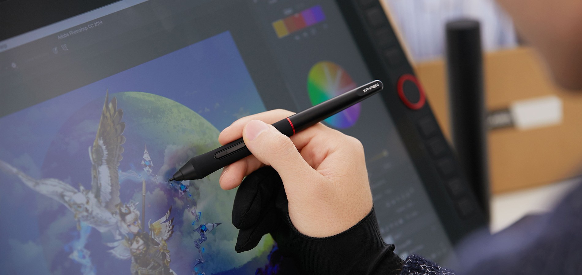 tescribir o dibujar Con utilizar Tableta gráfica digital con pantalla XP-Pen Artist 22R Pro